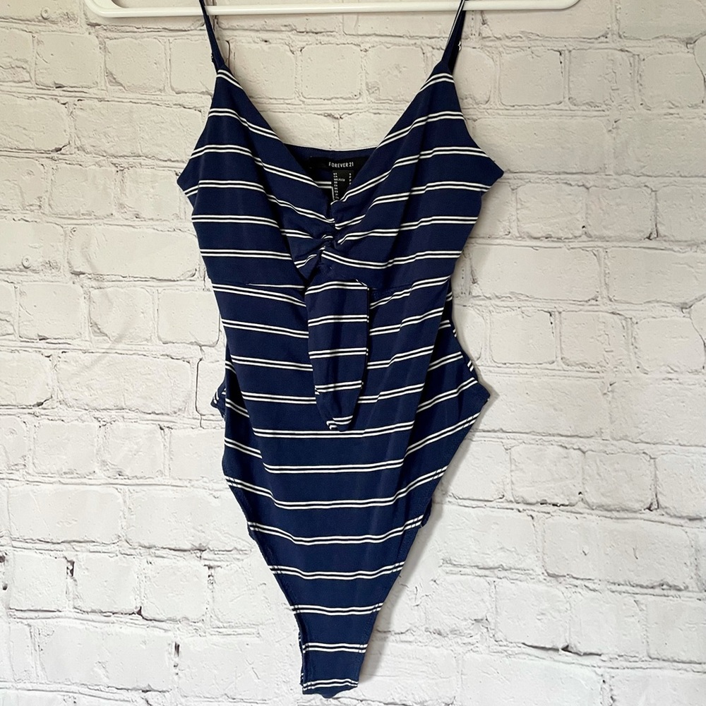 Dark Blue Bodysuit Tanktop
